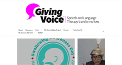 Desktop Screenshot of givingvoiceuk.org