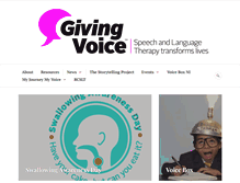 Tablet Screenshot of givingvoiceuk.org